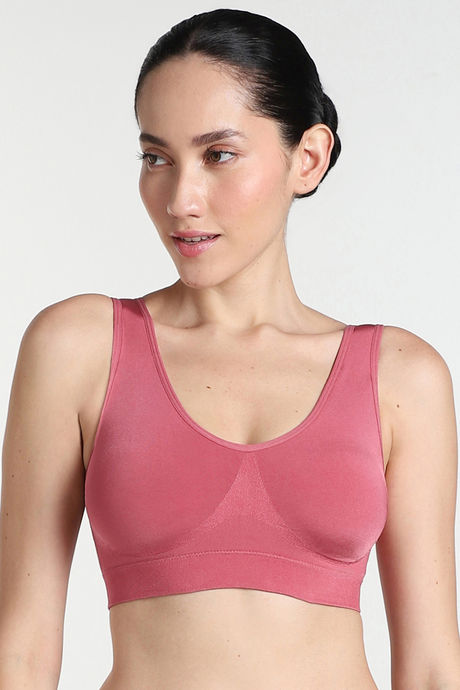 Wacoal Padded Non Wired Full Coverage Bralette - Rose Wine — image 2